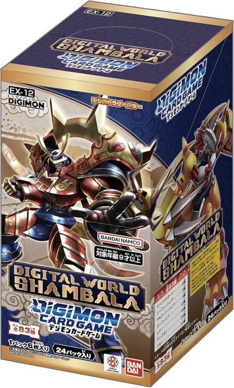 画像1: 【ボックス予約】【予約 7/4発売】デジモンカードゲーム ブースターパック DIGITAL WORLD SHAMBALA【EX-12】 1BOX(*24pack入*) (1)