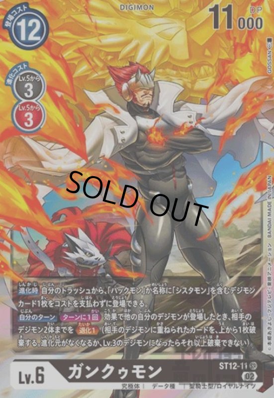 画像1: ガンクゥモン【SR】【ST12-11】 (1)