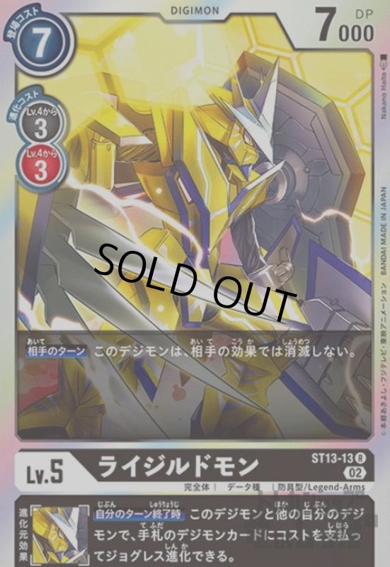 画像1: ライジルドモン【R】【ST13-13】 (1)