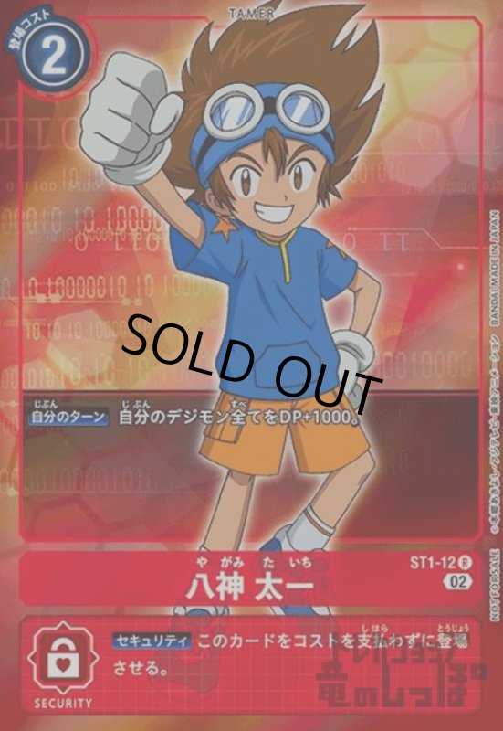 画像1: 八神太一【R/パラレル】【ST1-12】 (1)