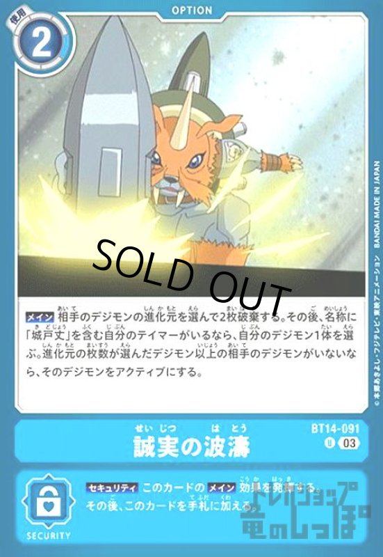 画像1: 誠実の波濤【U】 (1)