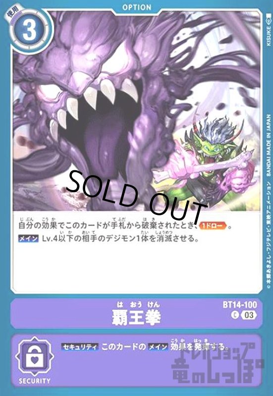 画像1: 覇王拳【C】 (1)