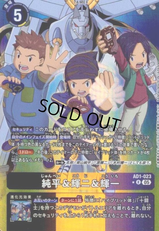 画像1: 純平&輝二&輝一(R/パラレル)(AD1-023) (1)